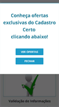 Mobile Screenshot of cadastro-certo.com